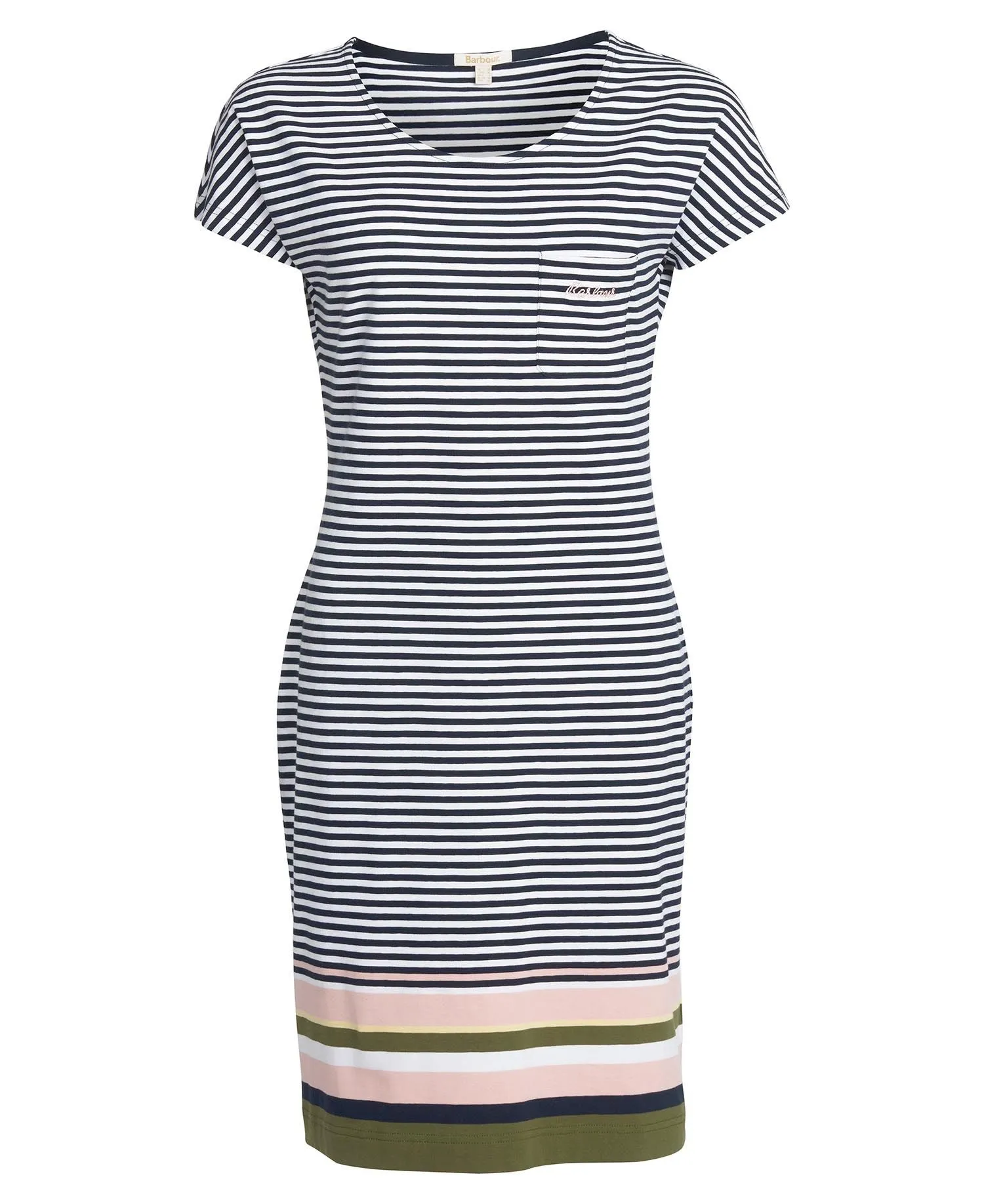 Barbour Harewood Stripe Tee Dress LDR0297