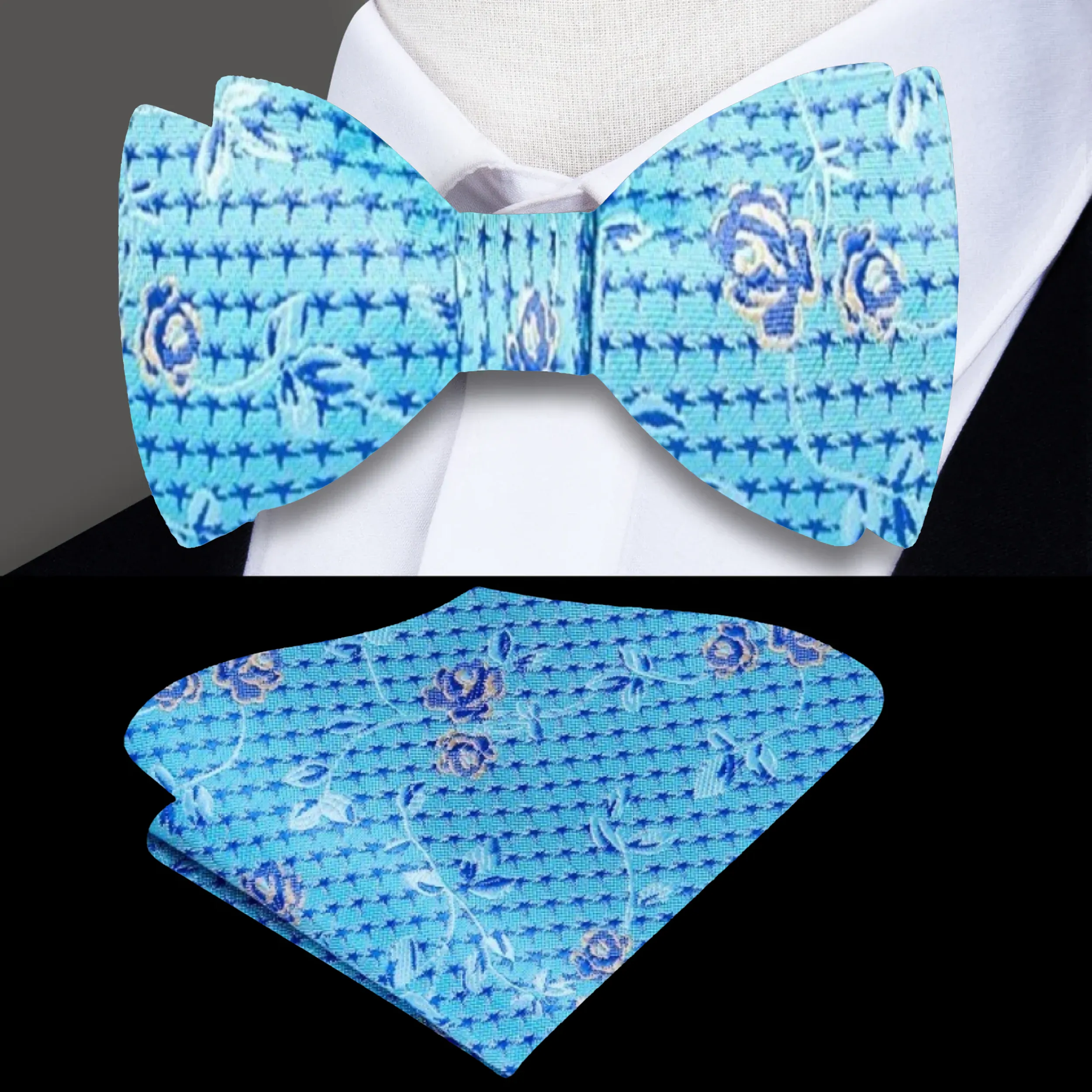Blossom Floral Self-Tie Bow Tie