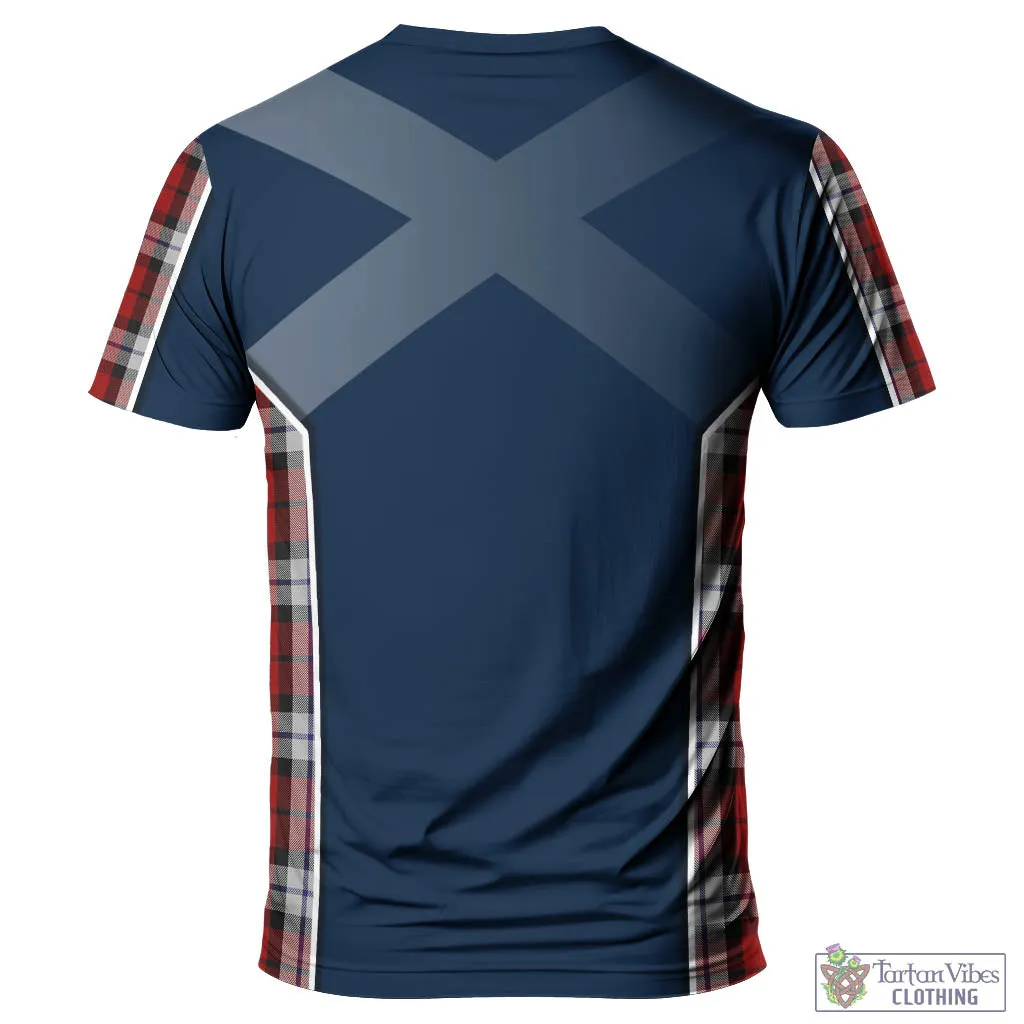 Brodie Dress Tartan T-Shirt with Family Crest and Scottish Thistle Vibes Sport Style
