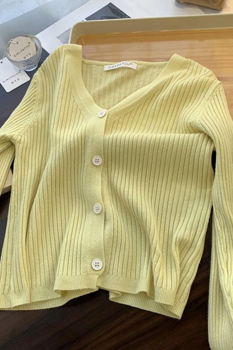 BUTTON DOWN CORDUROY LONG SLEEVE CARDIGAN