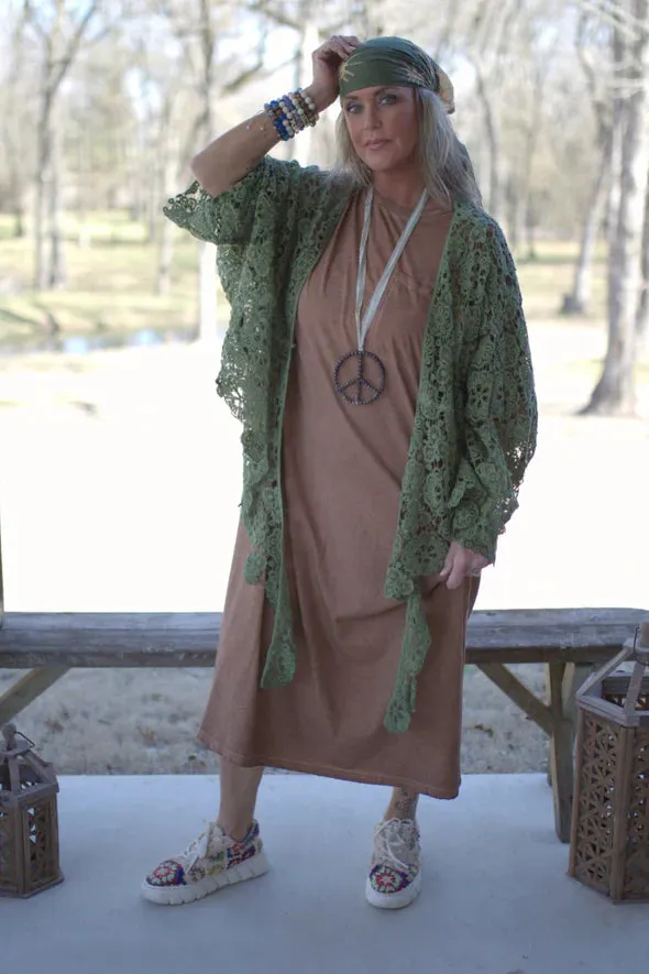Cute Comfort Dress in Emerald by Jaded Gypsy