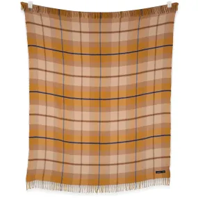 Folk Amber Throw Blanket