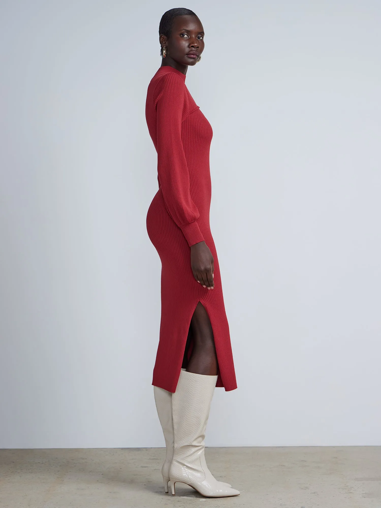 Keyhole Sweater Dress