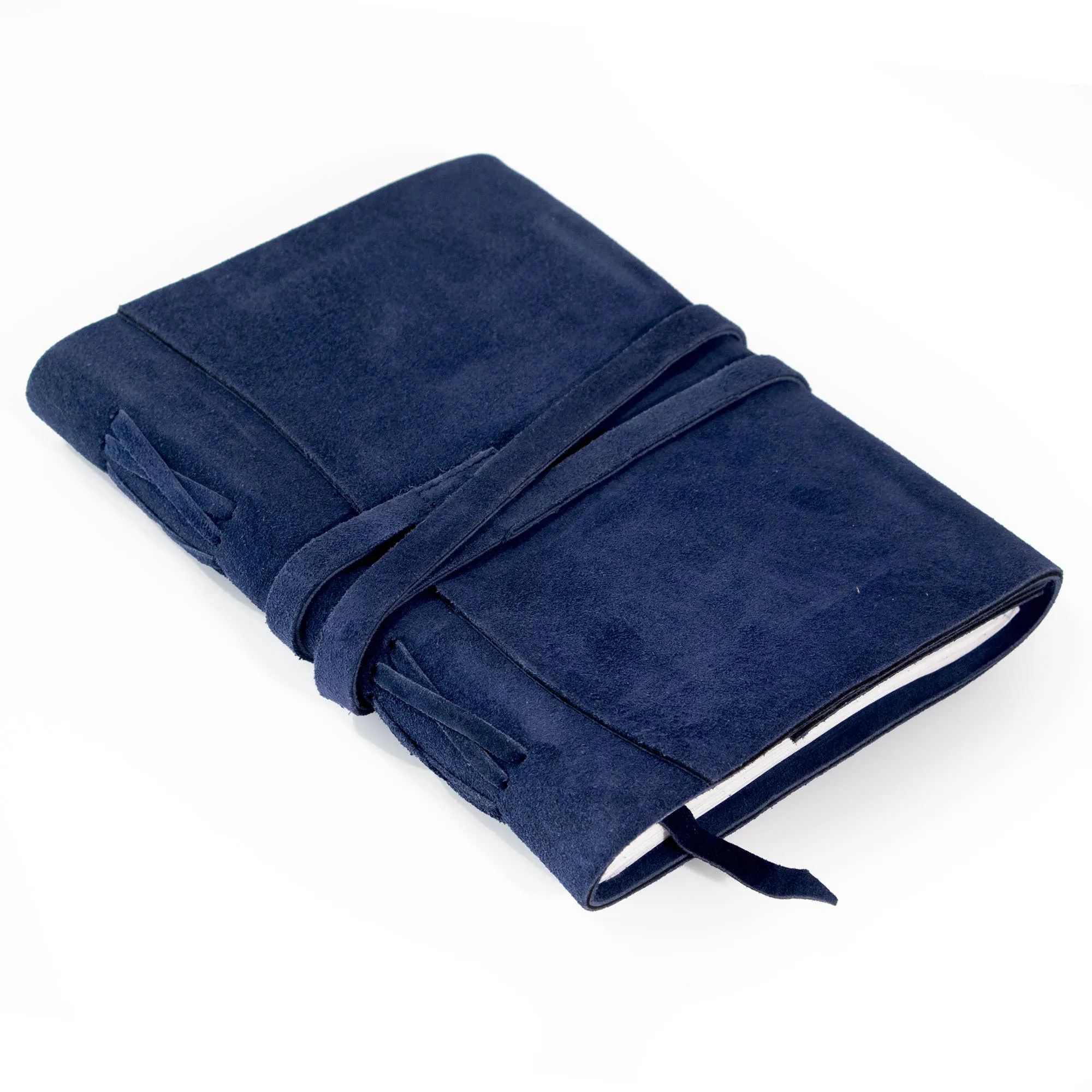 Large Royal Blue Suede Journal