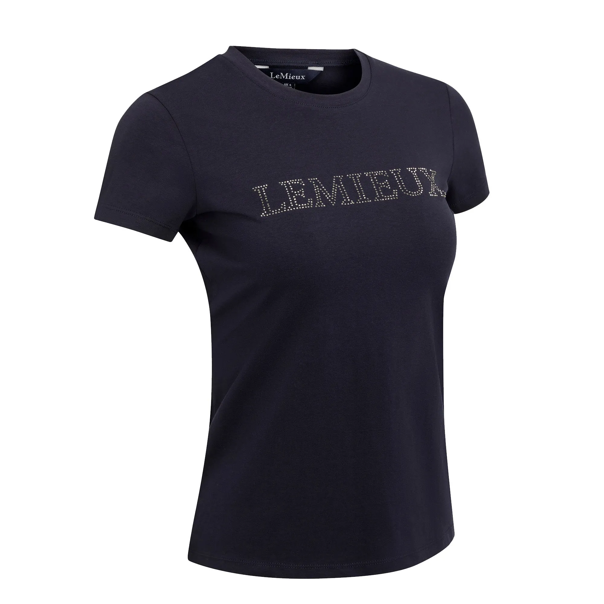 Lemieux Ladies Diamante T-Shirt - Navy