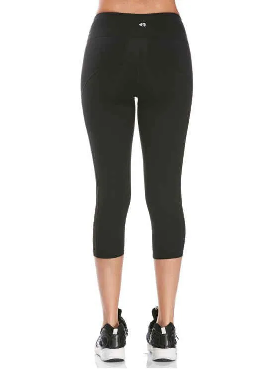 Stunning Sheer Mesh Cropped Athletic Leggings