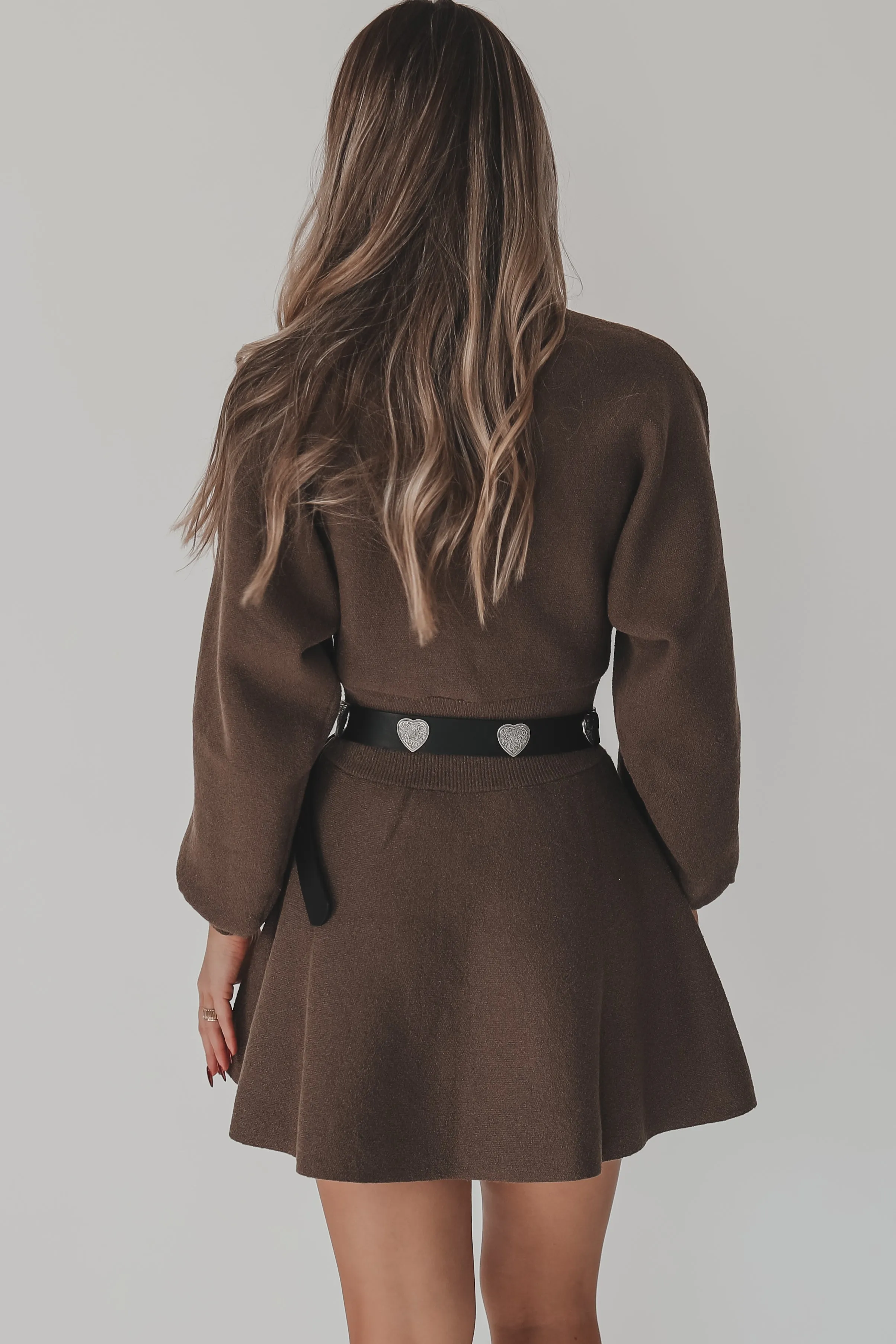 Sweet On Me Babydoll Long Sleeve Sweater Dress
